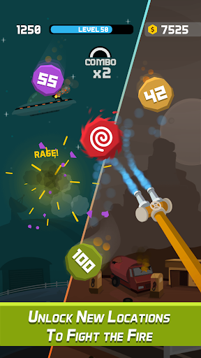Fight the Fire: Cannon Shooter Capture d'Écran du Jeu Android 3