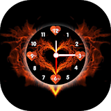 Heart Clock Live Wallpaper, Analog Clock Wallpaper icon