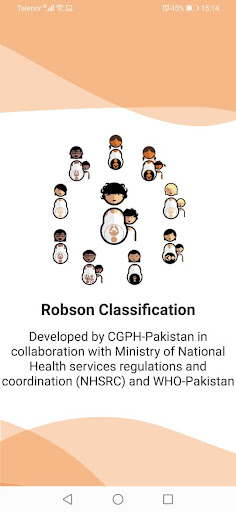 Android application Robson Group Classification Ap screenshort