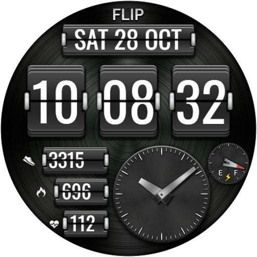 DIGI FLIP URX16 Watch face Download on Windows
