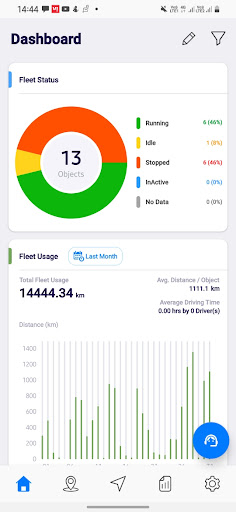 Android application Trekmate screenshort