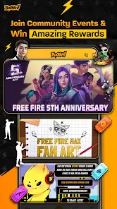 GameTube on X: But Free Fire Max, advanced version of #FreeFire and Booyah  App, streaming app from Garena, are available on play store   / X