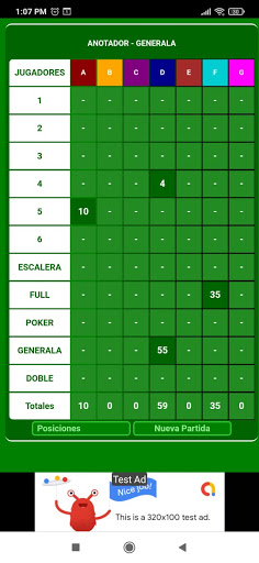 Anotador Generala Screen 2