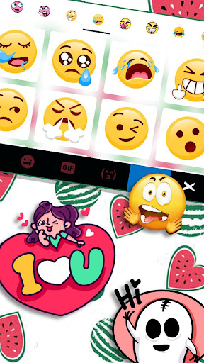 Watermelon Doodle Keyboard The Screen 3