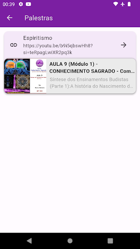 Android application Espiritualidade Bechara screenshort