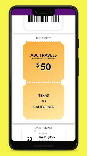 Android application Ticket Maker Ai screenshort
