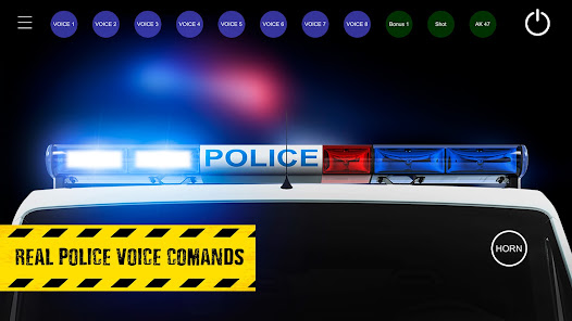 Captura de Pantalla 10 Sirena policía flasher, sonido android