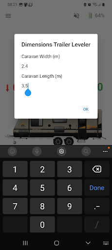 Trailer Leveler Screen 3