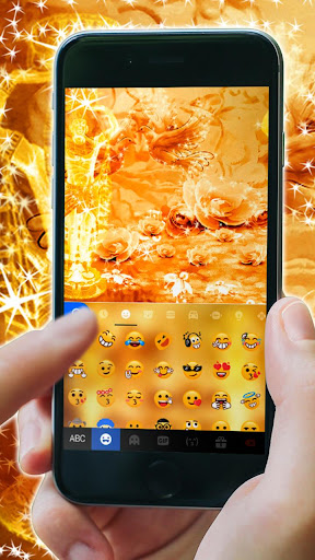 Luxury Shining Golden Keyboard Screen 2