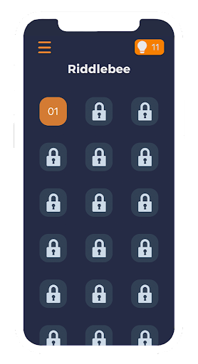 Android application RiddleBee : Puzzles & Trivia screenshort