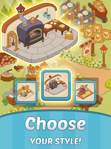 Screenshot of Merge Cartoon : Renovate Town
