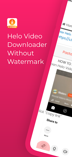 Android application Video Downloader for Helo screenshort