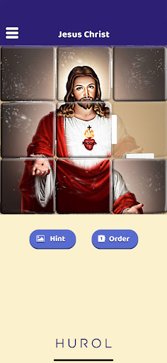 Android application Jesus Christ Sliding Puzzle screenshort
