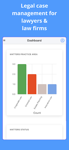 Android application Axsar Law - Case Management screenshort