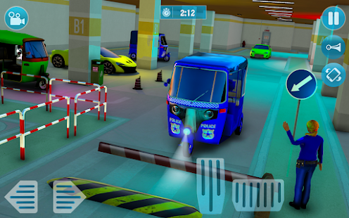 Police Tuk Tuk Rickshaw Games 1.7 APK screenshots 3