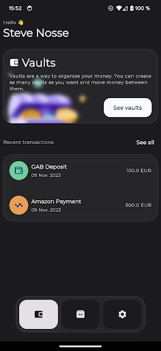 Handyfin - Personal expenses Screen 2