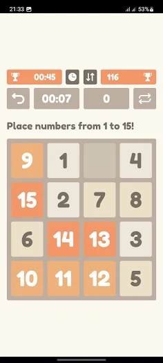 Puzzle15 - Screenshot 3
