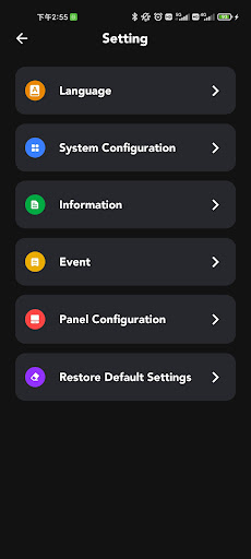 Projecta Battery Monitor Screen 3