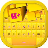 Yellow HD Keyboard icon