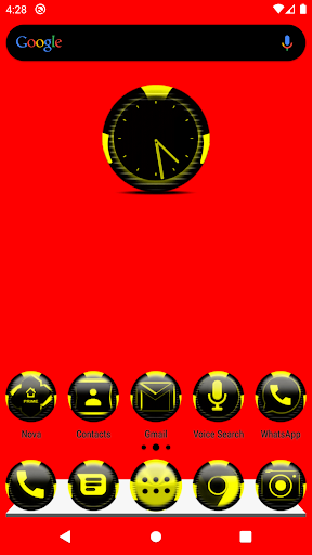 Android application Yellow Icon Pack Style 6 screenshort
