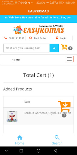 EASYKOMAS Online Marketplace