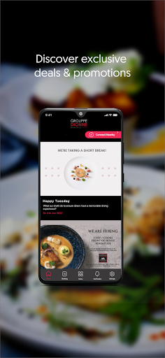 Android application Grouppe Dionne screenshort