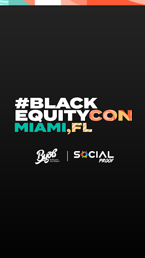 Android application #BLACKEQUITYCON screenshort