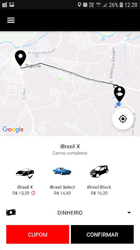 iB Mobile Passageiros/Clientes Screen 2