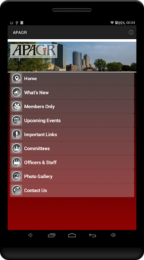 Android application APAGR screenshort