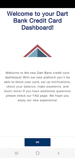 Android application DartBankCard screenshort