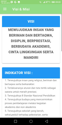 Kepala sekolah SMPN 1 Babat Screen 2