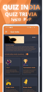 India Quiz - Indian UPSC Quiz 1.1 APK + Mod (Unlimited money) إلى عن على ذكري المظهر