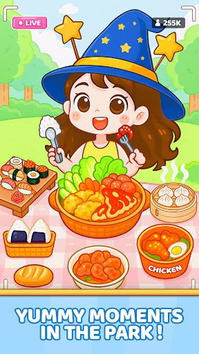 Food Stream ASMR Mukbang Game