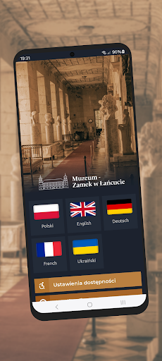 Android application Muzeum-Zamek w Łańcucie screenshort