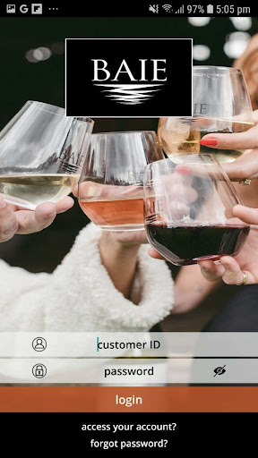 Android application BAIE WINES screenshort