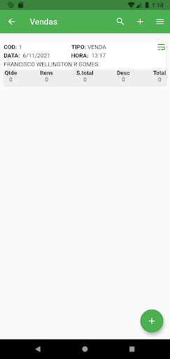 Pedidos SOFMOB Screen 3