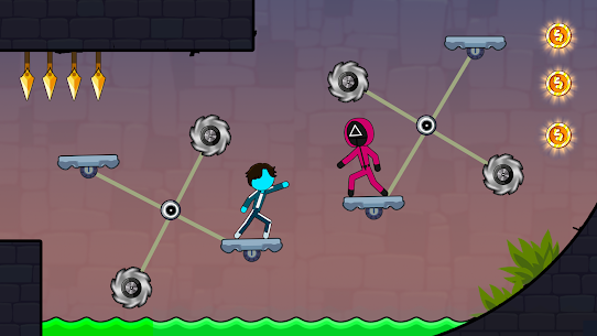 Stickman Red boy and Blue girl 1