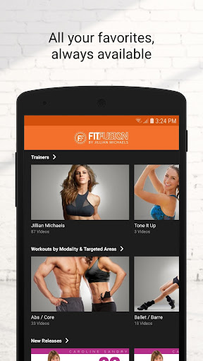 Screenshot of FitFusion Workouts