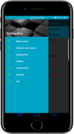 Android application SGCleanPro Clean Liberate Spac screenshort