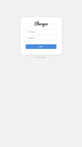 Android application Choogoo Control Panel screenshort