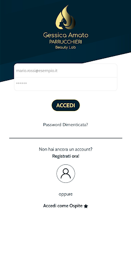 Android application Gessica Amato screenshort