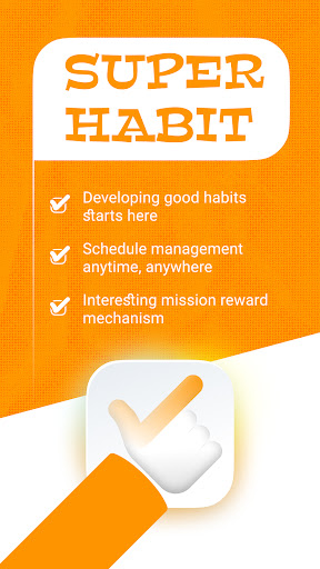 Android application Super Habit screenshort