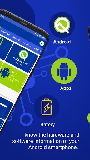 Display info: Android info Screen 3
