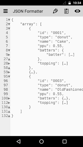 JSON Formatter Screen 2