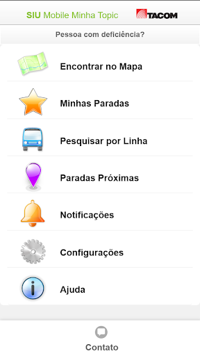 Android application Siu Mobile Minha Topic screenshort