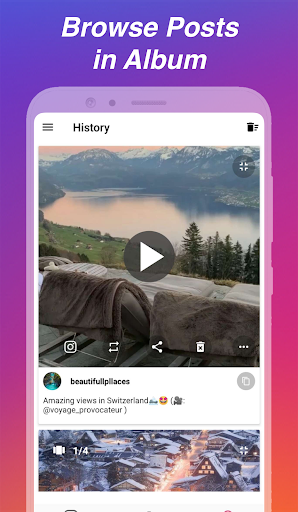 Downloader for Instagram - Repost & Multi Accounts  Screenshots 3