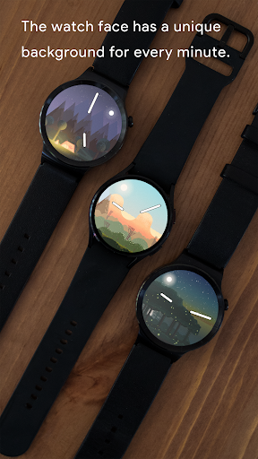 Android application Adventure Parallax Watch Face screenshort
