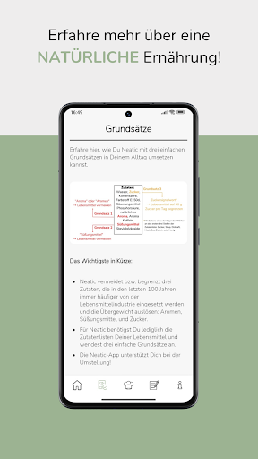 Neatic: Natürliche Ernährung Screen 2