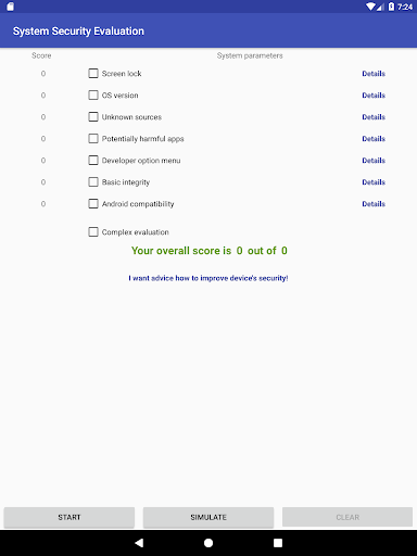 System Security Evaluation Cl