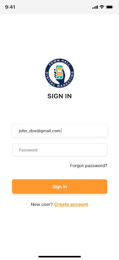 Town Hall Guide APP Screen 2